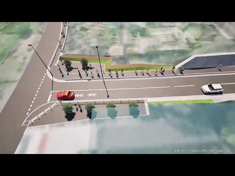 リハビリテーション学科 「川角駅」学園口側道路整備事業(#日本医療科学大学)