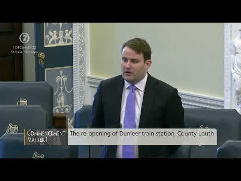 Senator John McGahon- speech from 1 Dec 2022