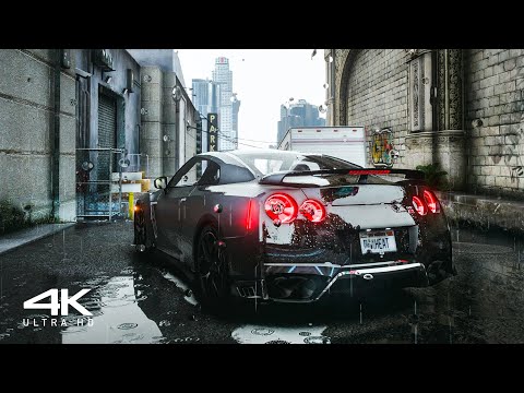 GTA 5 : PC Maxed Out Graphics Mod - GTR R35 Garage - RTX™3090