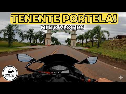 CHEGANDO EM TENENTE PORTELA DE MOTO 🏍️