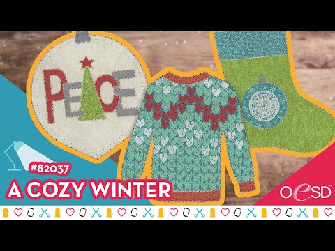 Stitch Festive Machine Applique Favorites - 'A Cozy Winter' Collection