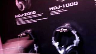 Video thumbnail for NAMM 2009 Pioneer HDJ-2000, HDJ-1000, SEDJ-5000 Headphones by agiprodj
