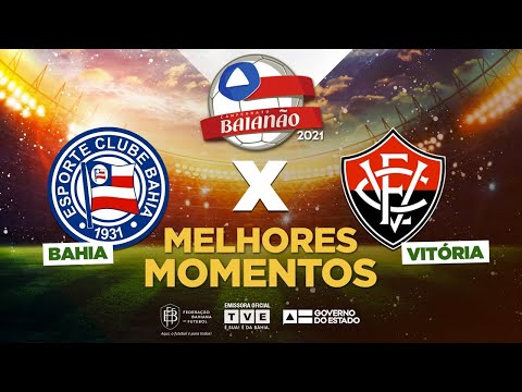 Gols e lances de Bahia x Vitória