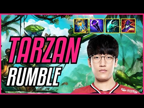 TARZAN - RUMBLE vs NOCTURNE JUNGLE - KR CHALLENGER - PATCH 11.10