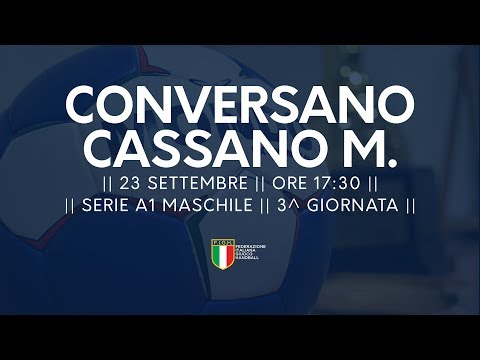 Serie A1M [3^ giornata]: Conversano - Cassano Magnago 28-22