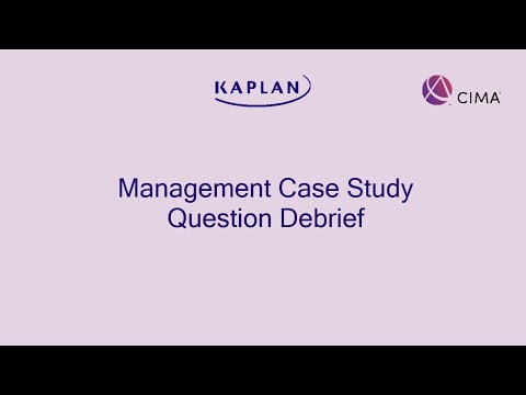 How To Pass CIMA Management Case Study Exam