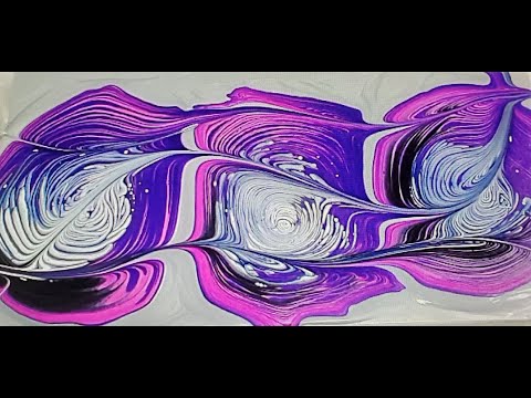 (326) Triple Ring Wreck! Acrylic Pour Painting| Fluid Art