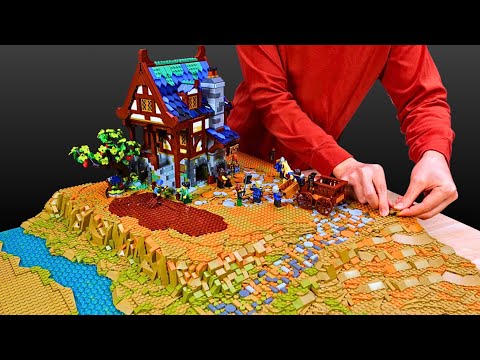 Building Terrain For My Lego Medieval Blacksmith Diorama