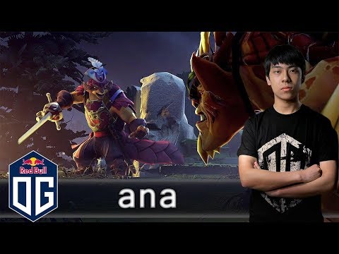 OG.ana Pangolier Gameplay - Unranked Match - OG Dota 2.