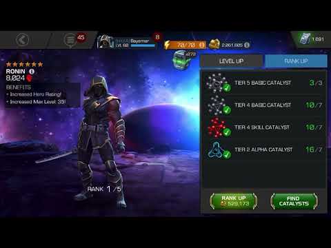 6 star rank up 2 - 3 Ronin mcoc marvel contest of champions