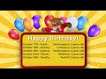 Cub Club October 2020 Birthdays PBS39
