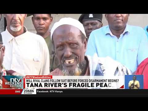 Warring clans in Tana River start handing over illegal firearms