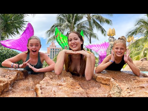 ペイトンとジャジーはアトランティスのマーメイドになる！ (Payton and Jazzy become MERMAIDS in ATLANTIS!)