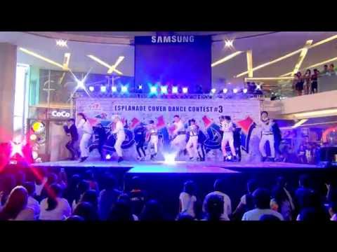 160806 [Wide] X-Clan cover MONSTA X - All in + HERO + Let It Go + Trespass @ Esplanade (Semi-Final)