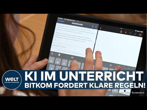 Video Thumbnail: BITKOM-STUDIE: Weniger als 25 Prozent der Schulen mit KI-Richtlinien – Verband fordert klare Regeln!
