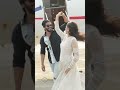 Dulquer Romantic Dance At Airport ️