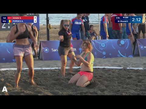 Round 3 Women's BW - 70 kg: S. DOGDU (TUR) v. A. POPESCU (ROU)