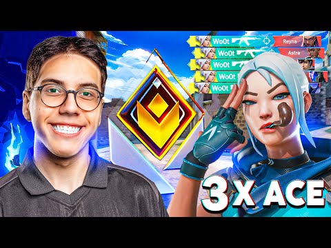 3 CRAZY ACES IN 1 GAME?! (ELO RADIANT) | VALORANT