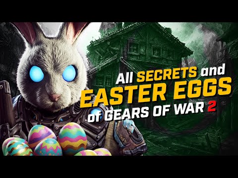 Gears of War 2 - ALL Easter Eggs and Secrets in 4K Resolution!