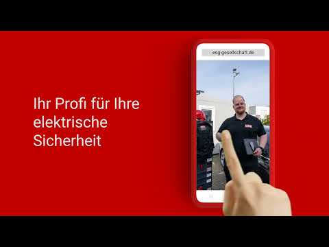 ESG Prüfservice nach DGUV Vorschrift 3 - Ihr Profi für elektrische Sicherheit