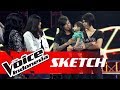 Haru Ini Ekspresi Titi DJ Ketemu Keisha SKETCH The Voice Indonesia GTV 2018