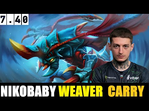 🤯 NIKOBABY [WEAVER] HC 7.40 - DOTA 2 HIGHEST MMR MATCH#dota2  #dota2gameplay