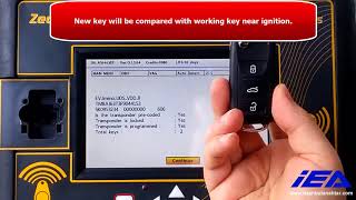 Skoda Super B 2015 Proximity (Keyless Go) Key Programming with Zed FULL