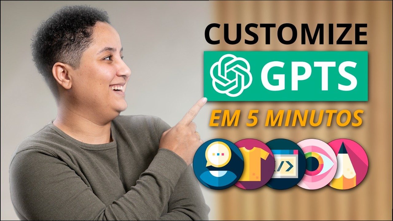 Como criar GPTs personalizados em 5 minutos (Tutorial OpenAI GPTs para iniciantes)