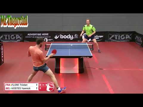 Table Tennis Challenger Series 2018 - Tristan Flore Vs Vostes Yannick -