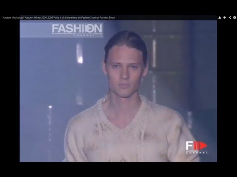 "Andrew Mackenzie" Autumn Winter 2004 2005 Paris 1 of 3 Menswear by FashionChannel