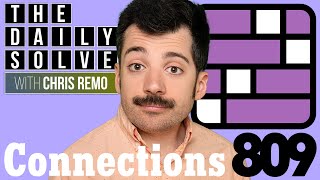Connections 809 - NYT Word Game - 28 August 2025 #connections