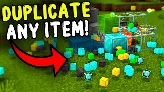 NEW OP DUPLICATION GLITCH Minecraft Bedrock 1.21+!