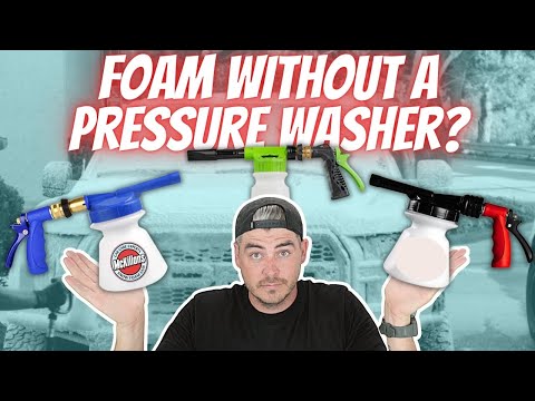 Foam CAR WASH without pressure washer! Garden Hose Foam Gun
