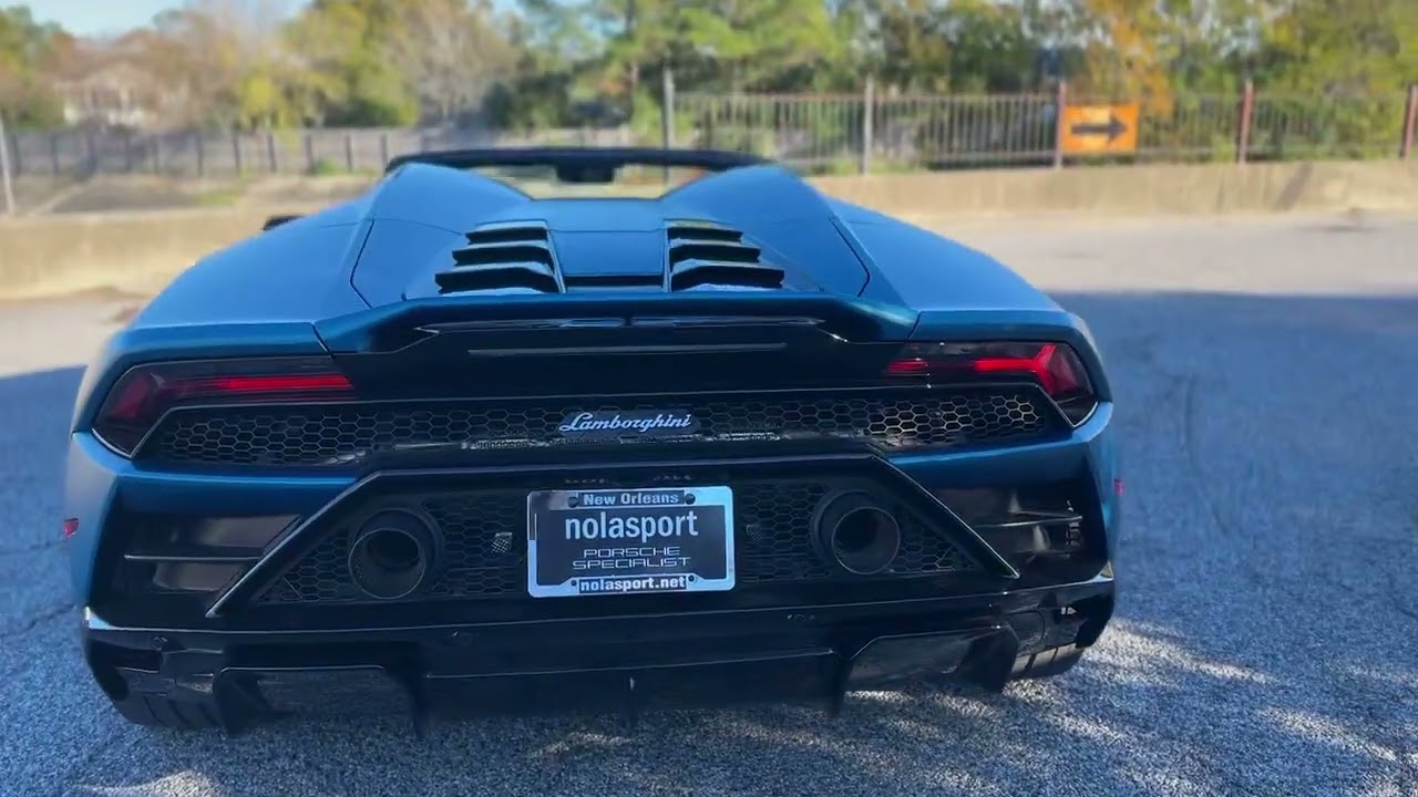 PCARMARKET Auction: 4k-Mile 2020 Lamborghini Huracan Evo RWD Spyder