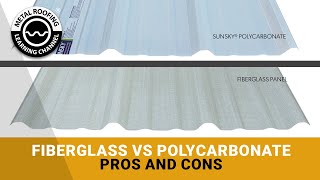 Fiberglass Vs Polycarbonate Roofing Panels: Which Is A Better Skylight