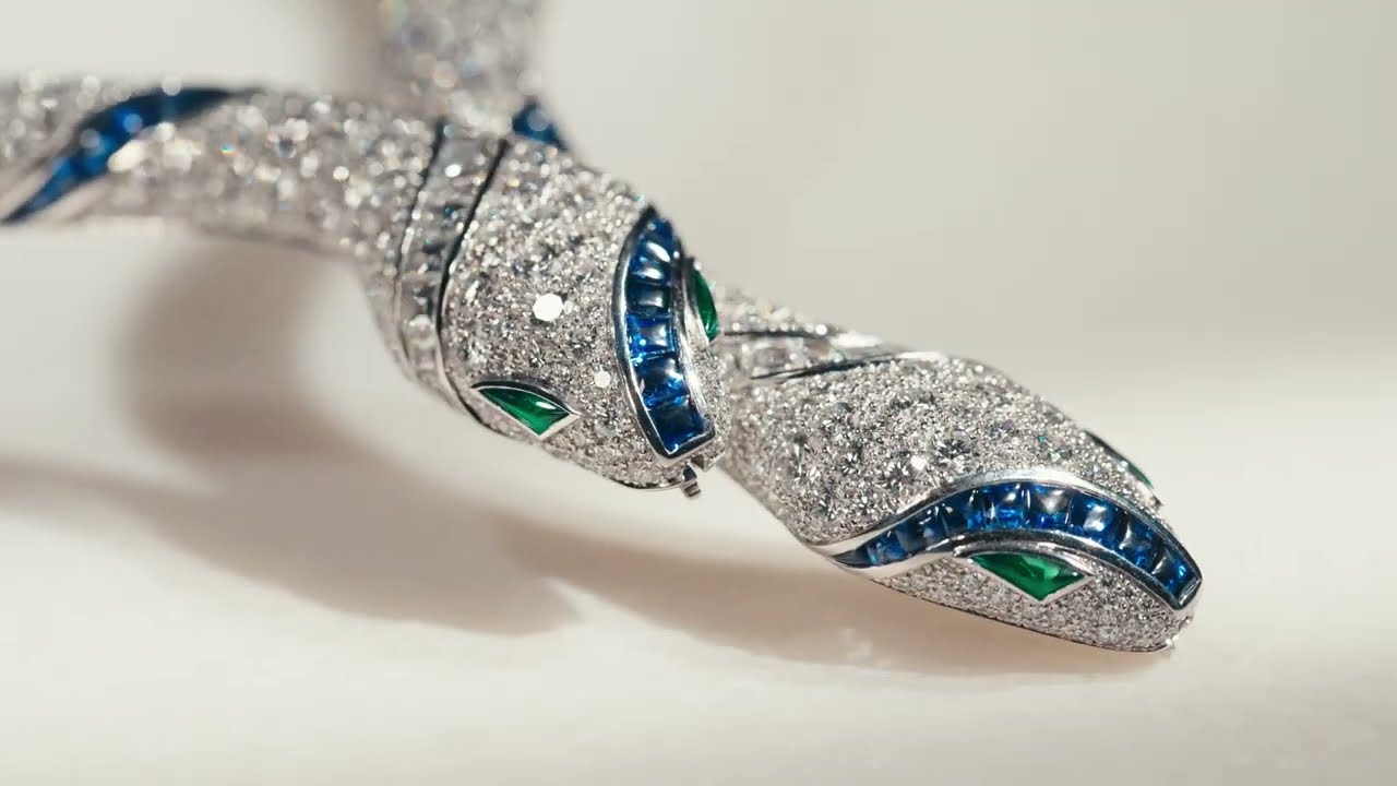 The Serpenti Sapphire Echo Necklace | Bvlgari Aeterna High Jewelry and High-End Watches