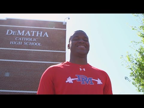 DeMarcco Hellams - DeMatha Football - Highlights/Interview