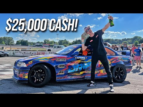 Biggest Drift Win of my Life!! - 2JZ E36 Battles