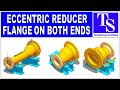 HOW TO FIT UP FLANGES ON BOTH ENDS OF AN ECCENTRIC REDUCER TUTORIAL Pipe fit up tutorials