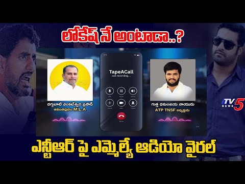 లోకేష్ నే అంటాడా..? TDP MLA Venkateshwara Prasad Audio Viral On NTR War Movie | TV5 News