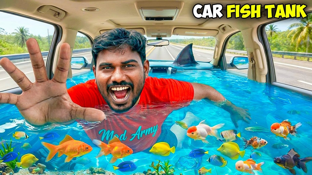 We Turned Car Into A FISH TANK ( AQUARIUM ) | Mad Brothers