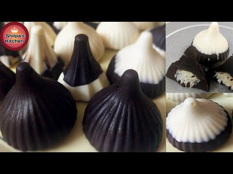 चॉकलेट मोदक। Stuffed coconut Chocolate Modak। Chocolate Modak। Easy and Quick। 3 ingredients Modak