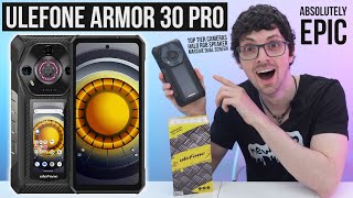 Biggest Dual Screen Ever! - Ulefone Armor 30 Pro Review & Test (Amazing Cameras & Speaker Module)