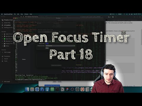 [iOS Dev] Open Focus Timer, pt. 18 | SwiftUI Mobile App Development thumbnail