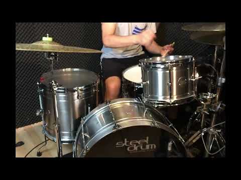 Steeldrum StainlessSteel drumset - test