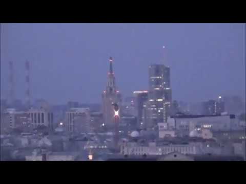 Руфинг московской высотки на Арбате (Roofing in Moscow, high-rise buildings on the Arbat)