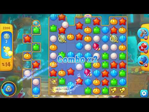 Fishdom 2204 Hard Level - NO BooSTERS