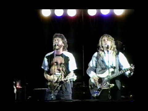 Sam Bush, John Cowan, Laurie Lewis & Nick Forster in Prague 1990
