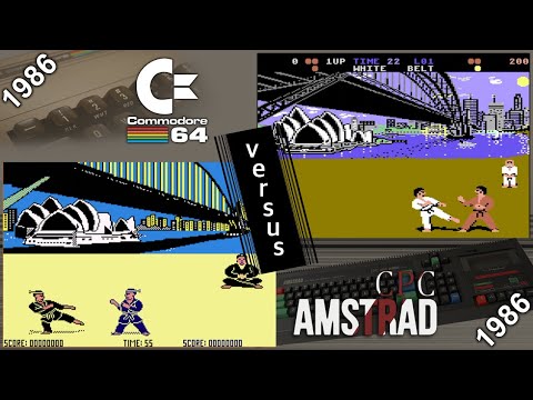 Commodore 64 vs. Amstrad CPC - 8 games from 1986