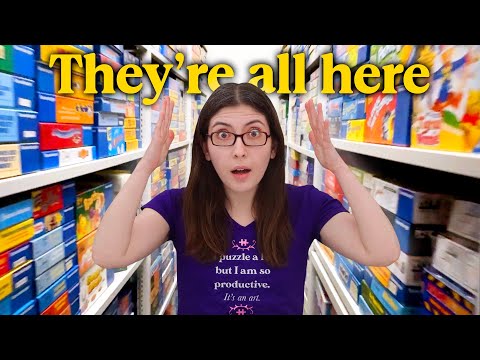 Every single Ravensburger puzzle is in this secret room 😳